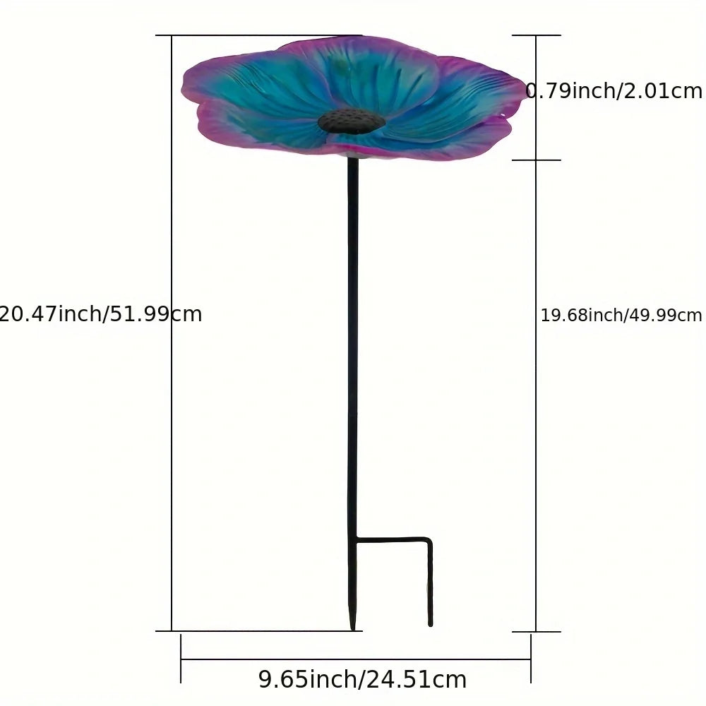Bird Feeder With Stake Food Feeding Tools Outdoor Simple Installation Bird Feeder Porous Nut Feeding House Bird Food Container