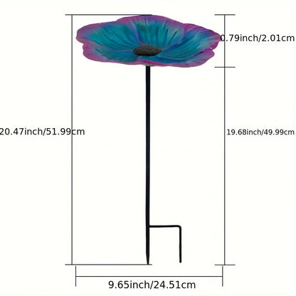 Bird Feeder With Stake Food Feeding Tools Outdoor Simple Installation Bird Feeder Porous Nut Feeding House Bird Food Container