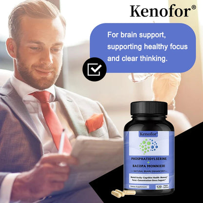 Phosphatidylserine,brain Health Supplement,supports Healthy Thinking and Cognitive Function,Enhances Memory,Enhances Creativity