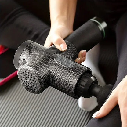 Electric Massage Gun Fascia Deep Muscle Relax Body Neck Massager Shoulder Relax Fitness Equipment Noise Reduction Male Female