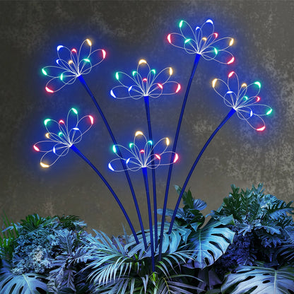 Solar Garden Lights Waterproof Solar Swaying Fairy Light Outdoor Waterproof Lamp for Yard Patio Walkway Wedding Christmas Decor
