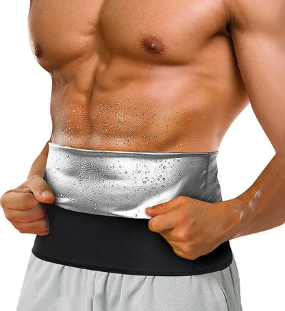 Vensslim Waist Trainer for Men Sauna Belt Slimming Belt Waist Trimmer Sweat Workout Body Shaper Fitness Faja Slim Shapewear