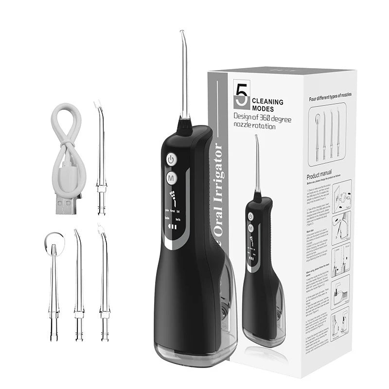 Xiaomi Water Flosser 5 Modes Irrigador Dental Water Tank Oral Irrigator Dental Flusher Usb Rechargeable Portable Teeth Cleaning