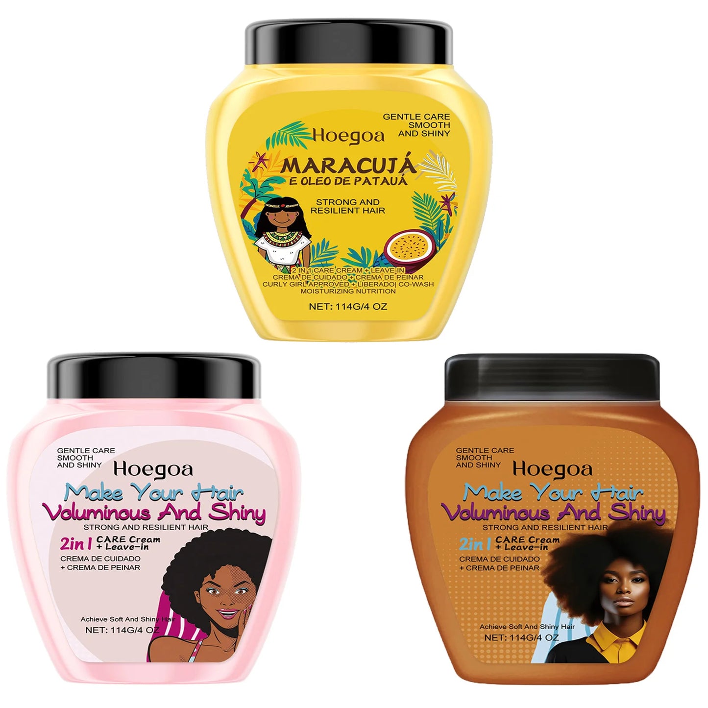 Leave-In Conditioner Cream with Plant Keratin & Argan Oil - Repairing & Frizz Control for Dry Damaged Curly Hair Shine Enhancer