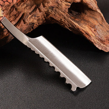 Wood Professional Barbershop Men's Shaver Straight Edge Barber Razor Knives Manual Beard Shaving Care Shavette Gift