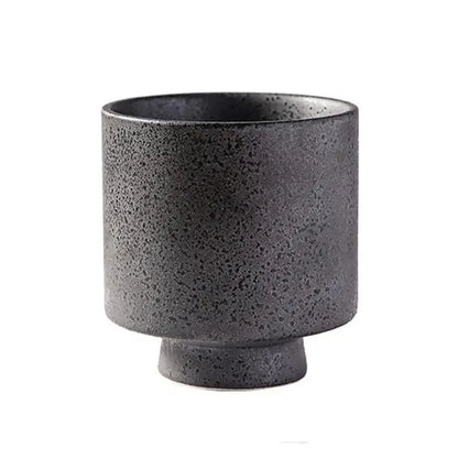 Japanese style tall tea cup household ceramic water cup household Japanese and Korean coffee matcha cup water cup