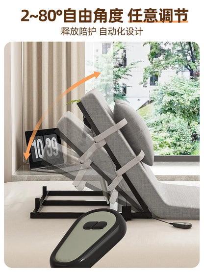 Elderly Electric Adjustable Bed - Home Hospital Use, 5-Position Lift Recliner, Remote Control, Back Massage, USB Charging