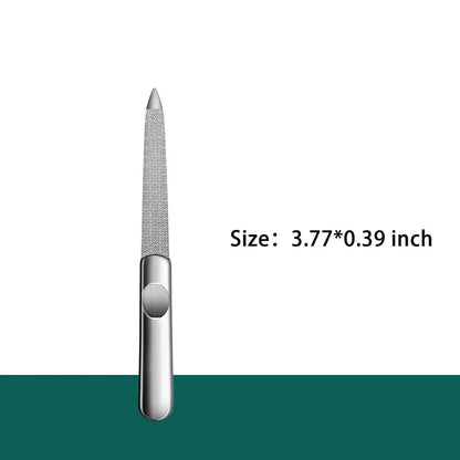 Nail File Stainless Steel Professional Exfoliating Double Sides Sandpaper For Professional Finger Toe Nail Care Tools nail art