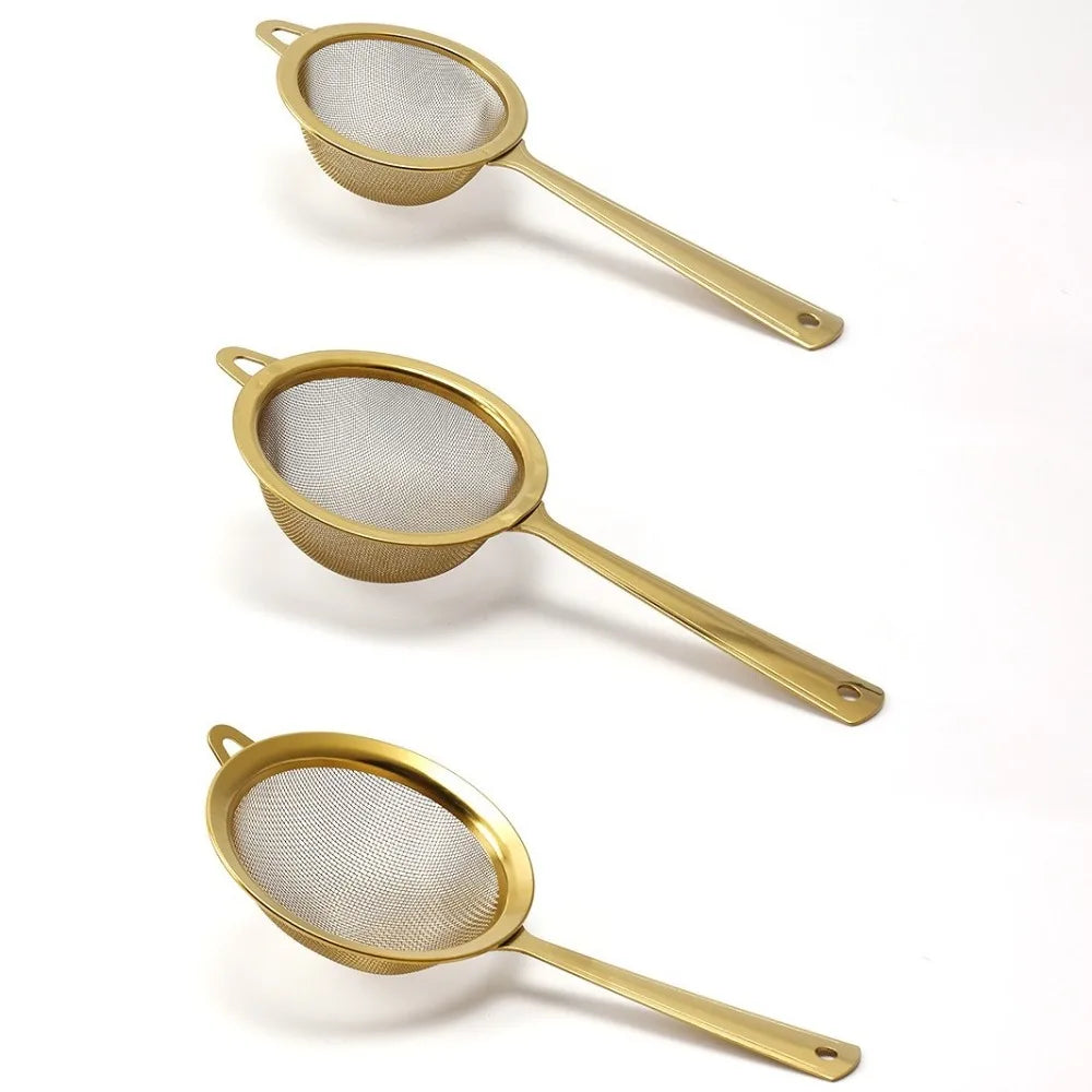 New Stainless Steel Matcha Sifter Easy to Clean Very Fine Mesh Tea Strainer Small Rust-Proof Cocktail Sieve for Kitchen