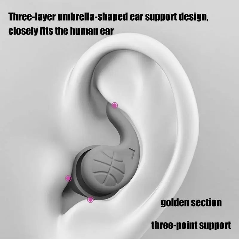 Noise Cancelling Earplugs For Sleep Sound Blocking Earplugs Sound Blocking Earplugs Soft Silicone Earplugs For Noise Sensitivity