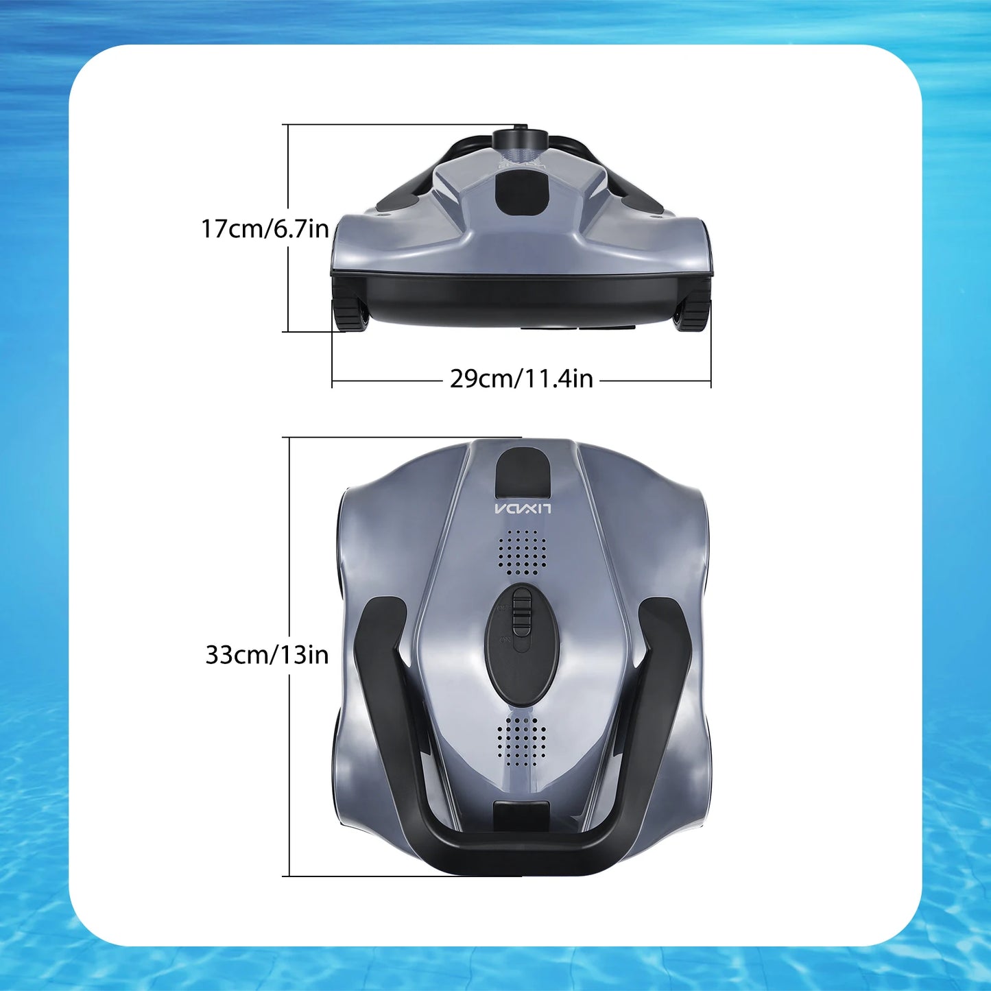 Cordless Pool Cleaner Robotic Pool Cleaner Automatic Robotic Pool Cleaner Cordless Robotic Pool Vacuum for In Ground Flat Pools
