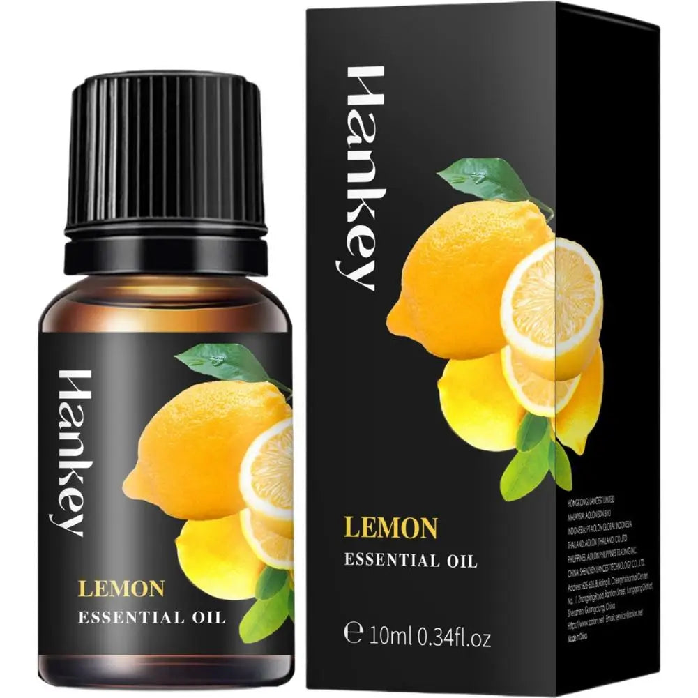 10ML Lavender Rose Lemon Olive Eucalyptus Orange Rosemaxy Wormwood Ginger Green tea Oil