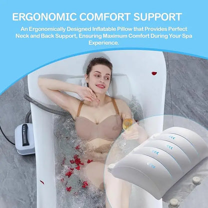 Electric Bathtub Bubble Massage Mattress Waterproof Bath Spa Air Bubble Massage Mat Full Body Bubbling Bath Thermal Massager