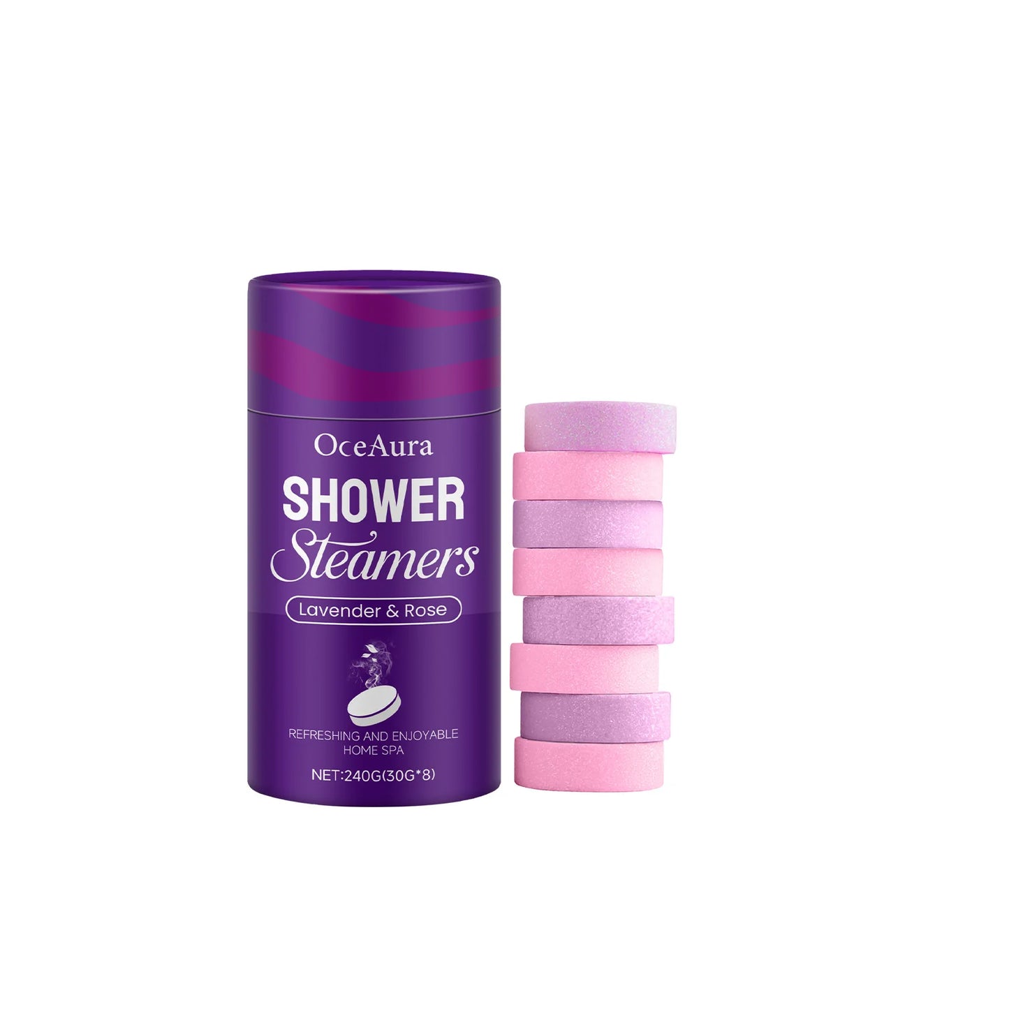 OceAura Shower Steamers Eucalyptus Mint Relax Mind Body Cleaning Lavender Rose Shower Steamers Tablets Bath and Shower Products