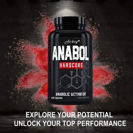 120pcs Anabol Hardcore Supplement - Natural Anabolic Muscle Growth, Enhance Men's Abs, Post-workout Muscle Recovery SupplementSu