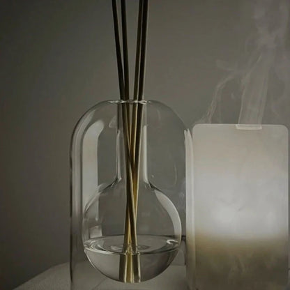Z. Aromatherapy Diffuser Bottle Glass Essential Oil With Diffusers Sticks Storage Containers Transaprent Modern Home Decorations