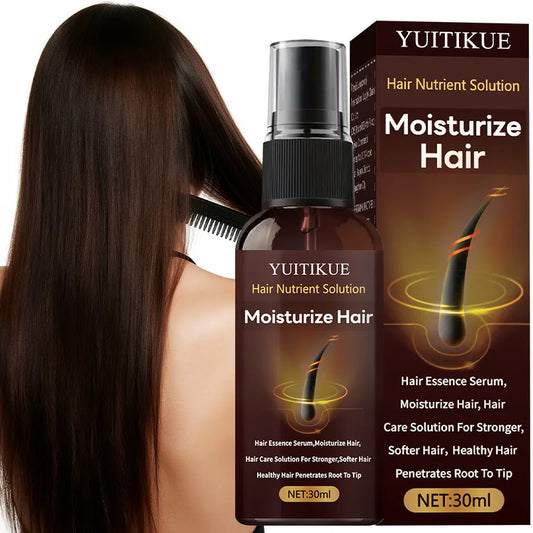 YUITIKUE Hair Nutrient Solution 30ml - Water-Light & Non-Greasy, Deeply Moisturizes & Strengthens Hair