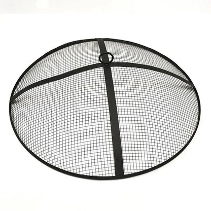 Camping Fire Pit Bonfire Stove Bonfire Activity Wood Basket Black Garden Decoration Wood Stove Heating Furnace With Baking Net