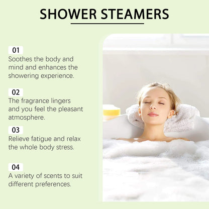 Shower Steamers Aromatherapy - Birthday Gifts for Women, 6 Pack Shower Bombs with Essential Oils. Gifts for Her, Self Care Spa