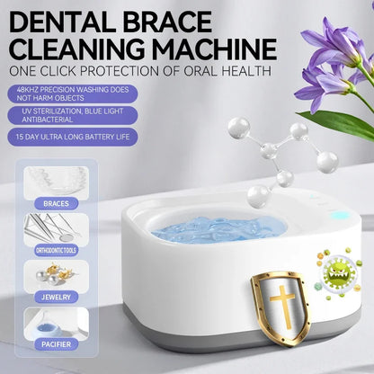 50khz UV Cleaning Machine Orthodontic Invisible Braces Jewelry Three Gears High Frequency Powerful Ultrasonic Cleaner 2026