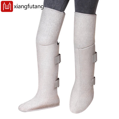 Red Light Therapy Heating Leg  Foot Wrap Electric Heating Knee Brace Relieve Cold Leg Arthritis Pain with 3-Zone Heat Warm