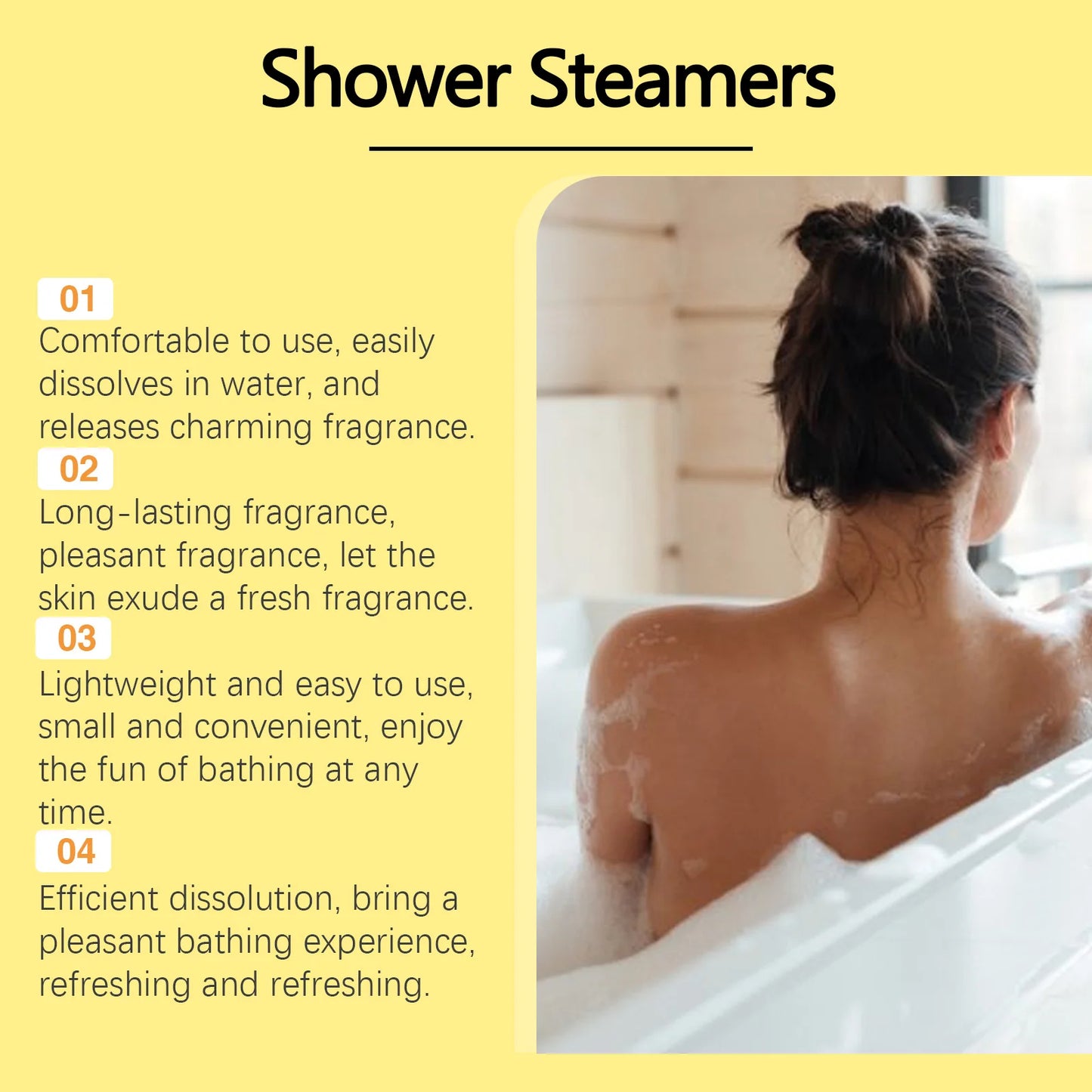 Shower Steamers Tablets Aromatherapy Relieve Physical Fatigue Stress Improve Mood Enhance Sleep Quality Relaxing Bath Bombs Set