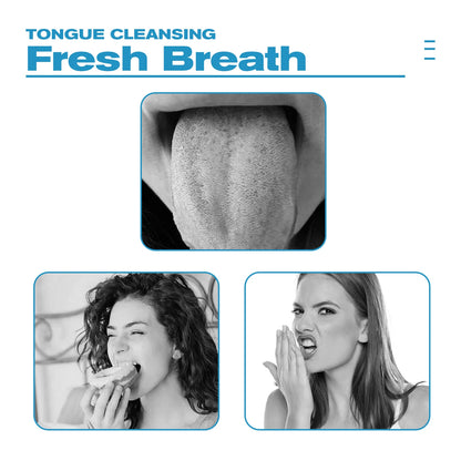 100g Tongue Cleaning Gel with Brush Oral Care Removal Odor Health Fresh Breath Care Dental Hygiene Tools Coating Cleaning Kit
