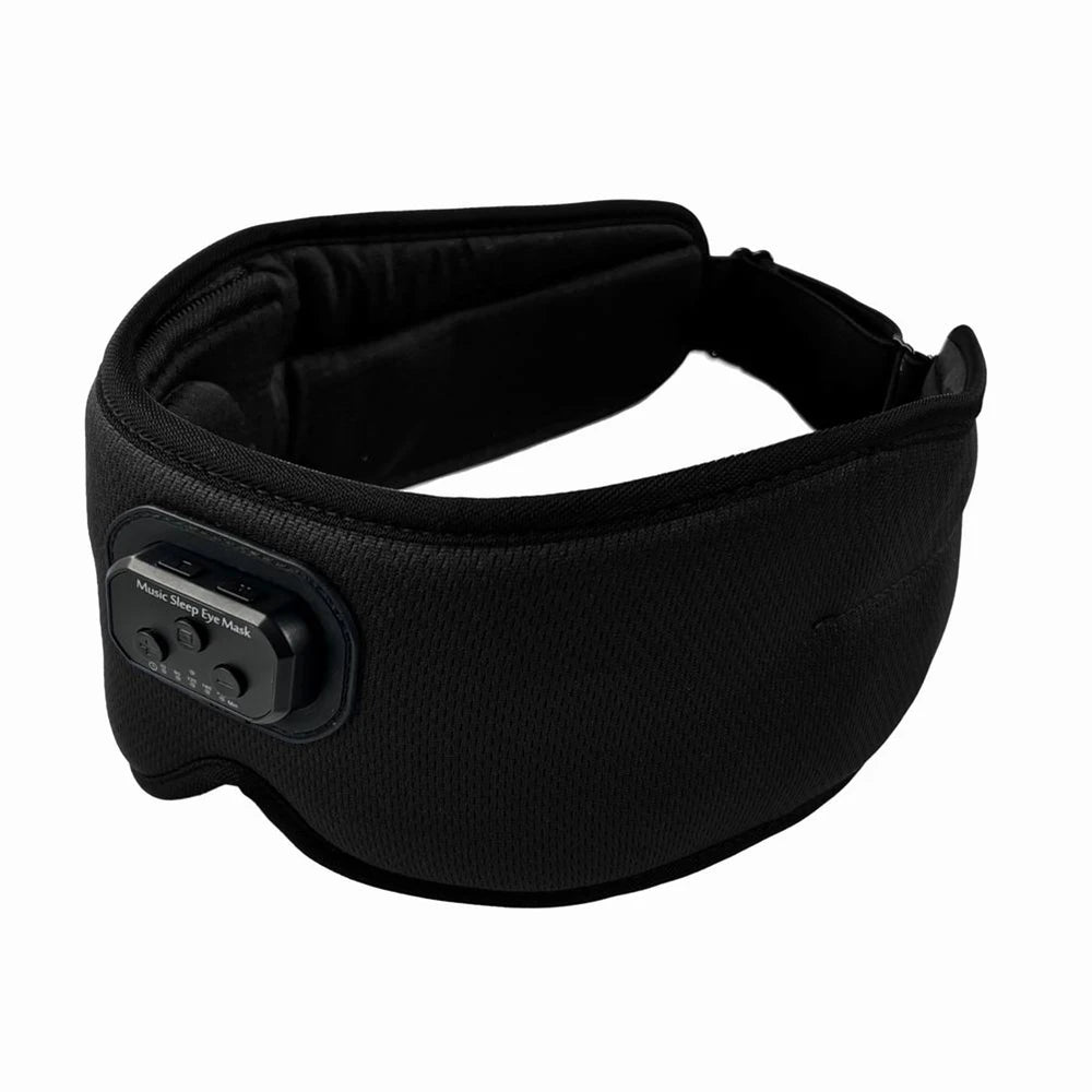 Sleeping Mask 3D Eye Mask HeadSet Headband Soft Elastic Comfortable Wireless Music Headset Eye Mask With Mic For Side Sleepers