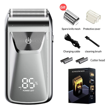 Electric Razor Electric Shaver Rechargeable Shaving Machine For Men Shaver Beard Razor Wet-Dry Use Beard Trimmer