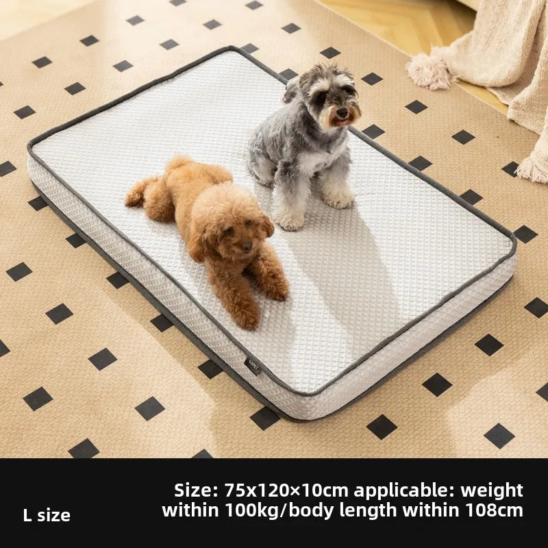 Cat Dog Kennel Orthopaedic Protect Spine Summer Sleeping Mat Indoor Home Accessories Large Dog Bed Sleeping Comfort Mattress