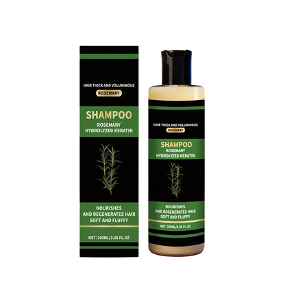 Rosemary Shampoo Hydrolyzed Keratin Shampoo Hair Thick Voluminous Oil Control Reduce Hair Breakage Damaged Repair Hair Care