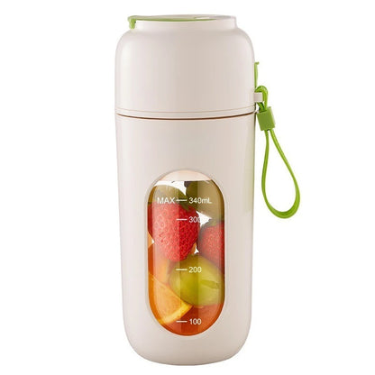 Wireless Charging Electric Juicer Cup for Smoothies, Shaved Ice, and Juices - 12-Blade Stainless Steel Portable Blender