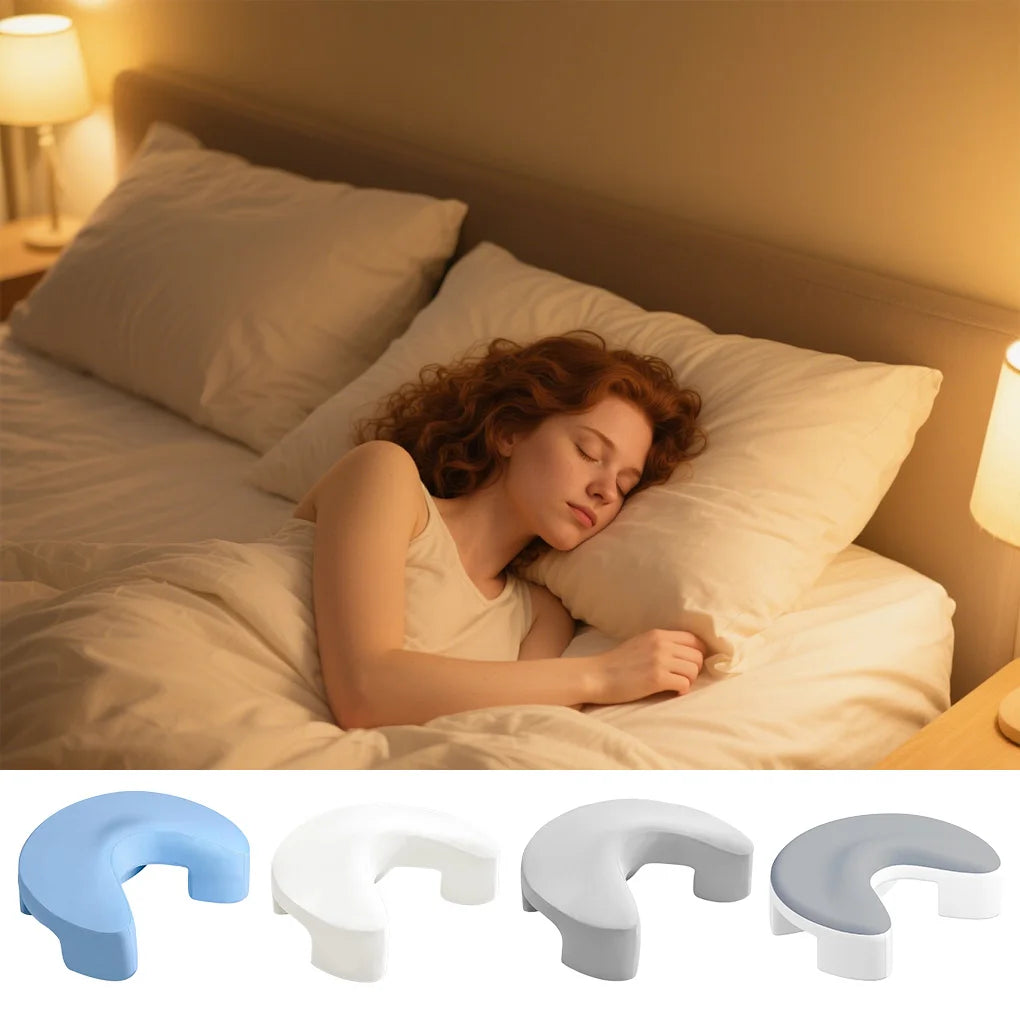 Side Sleeper Pillow with Arm Holes Ergonomic Memory Foam Support  Shoulder Neck Pain Relief Soft resilient Sleep-aid pillow