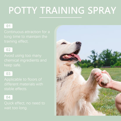 YEGBONG 100ml Pet Potty Training Spray Fast Acting Gentle Formula Urine Marking Behavior Aid Vet Recommended  for Dogs and Cats