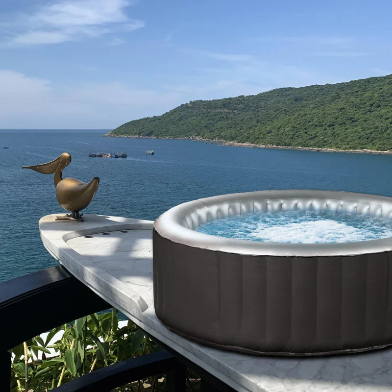 Thick Safe Summer Water Party Supply Inflatable Hot Tub Spa Pool For Baby Kids Adult Outdoor Entertainment