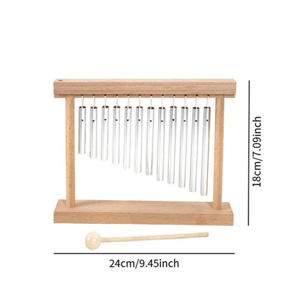Table Top Wind Chime Relaxing Hand Chimes for Practice Performance Classroom