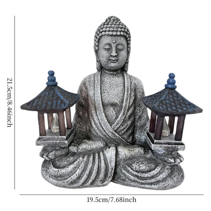 Outdoor Solar Garden Statue Light, Zen and Serene statues solar decorated garden lights, Zen statue light, For indoor and outdoo
