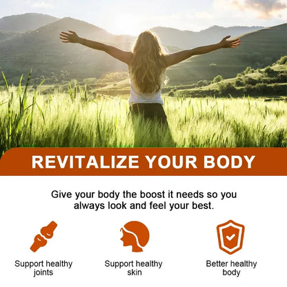 Hydrolyzed Collagen Capsules - Hair, Skin, and Nail Support Supplement, Promotes Joint and Bone Health, Types I and III Collagen