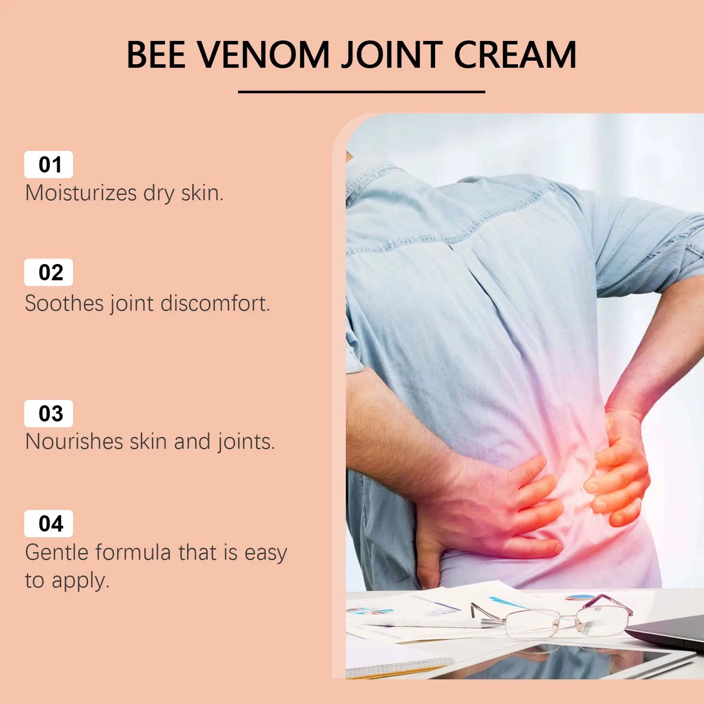 Arthritis Relief Cream Reduce Joint Stiffness Swelling Relieve Bone Pain Relax Tense Muscle Lumbar Cervical Spine Care Ointment