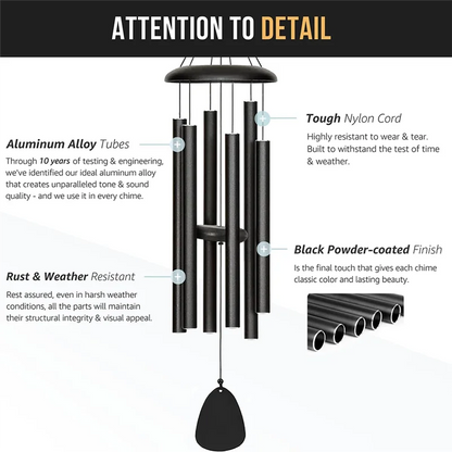 VELIF-Wind Chimes For Outside 3 Replaceable Wind Catchers Wind Chime With Deep Tone,Large Windchime, Windchimes Outdoors
