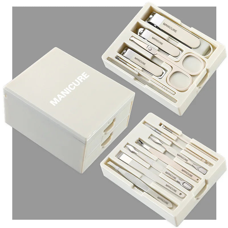 Carbon Steel Anti-Splash Nail Care Tool Large Nail Clippers Wholesale High-Quality Multi-Function Home Nail Clipper Set