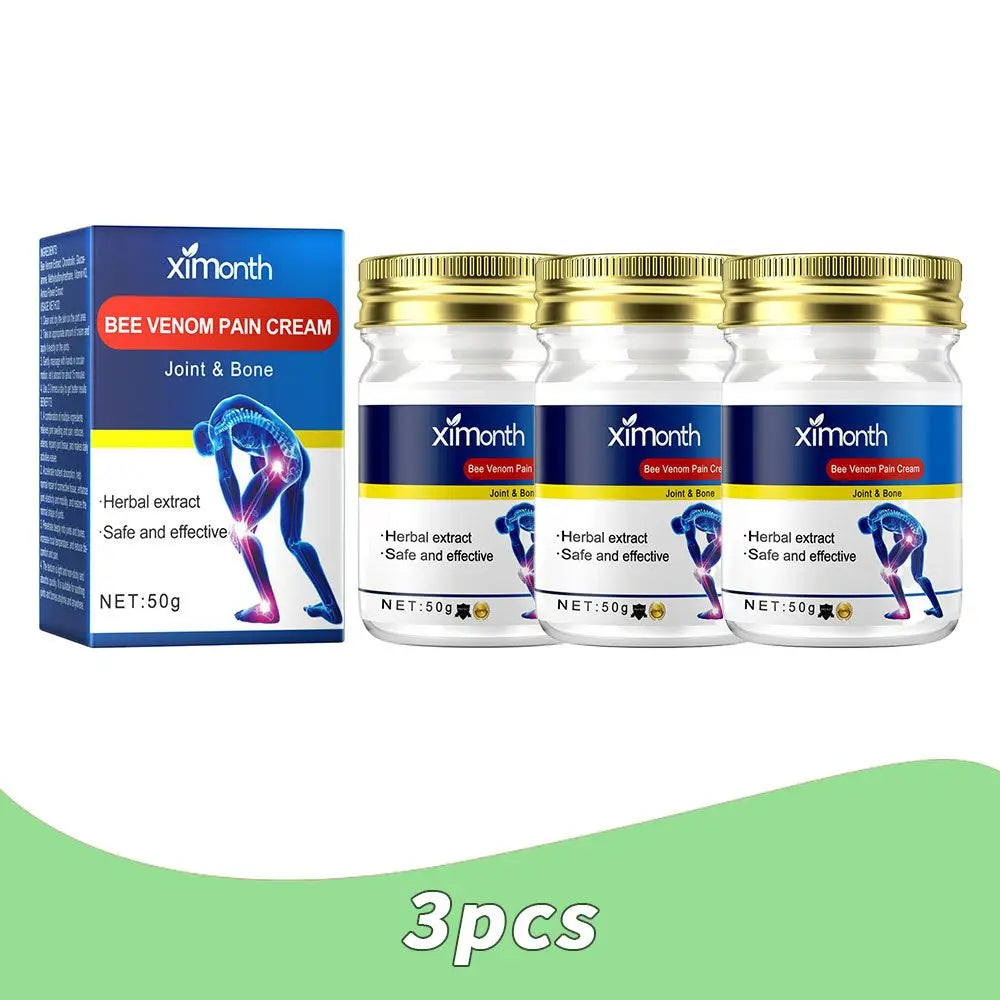 Bee Venom Joint Pain Care Cream Relieve Lumbar and Knee Muscle Soreness Tratamiento De Relajación Arthritis Sciatica Health Care