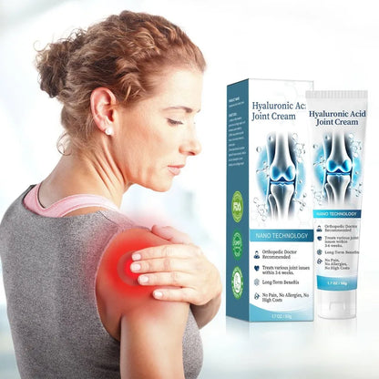 50g Joint Care Gel with Hyaluronic Acid Relieves Knee Lumbar Shoulder Neck Pain Soothes Muscles Reduces Stiffness Joint Cream