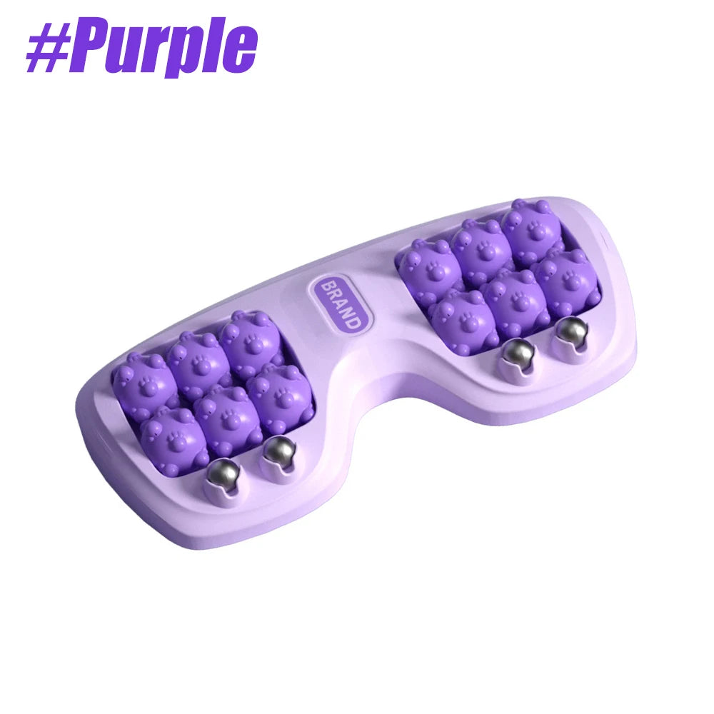 Dual Foot Massager Roller Foot Massage,Plantar Fasciitis Relief Heel/Arch/Muscle Aches/Foot Pain/Stress Relief & Deep Relaxation