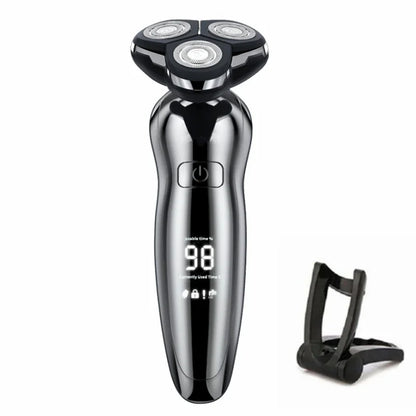 ZOZEN Electric Razor Electric Shaver Body Hair Cutting Shaving Machine for Men Clipper Rotary Beard Trimmer 100% Waterproof