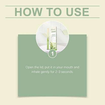 1PCS Herbal Diffuser Stick,Plant-Based Body Daily Care Bar for Relaxation Relieve Fatigue,Refreshing Mint Energy Bar