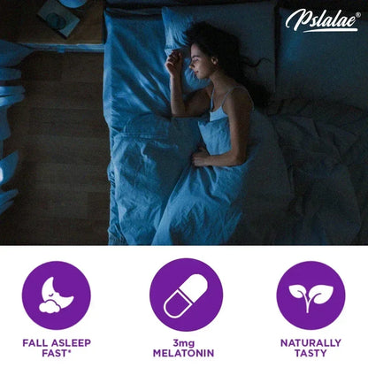 With 3 Mg Melatonin & L-Theanine Capsules, Sleep Support Helps Calm Mind and Body for Better, Longer Sleep 120 CapsulesSupplemen