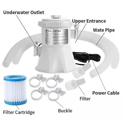 Pool Filter Pump Paddling Pool Electric Water Pump Pool Pumps Ground Small Pool Filter Pump Clean Tools Circulation Pumps