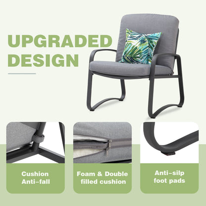 3 Piece Rocking Bistro Patio Set