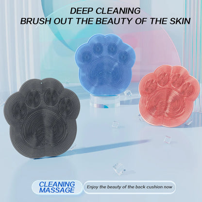 Back Foot Scrubber for Shower Foot Scrubber Bath Mat with Suction Cup Wall Mounted Dead Skin Cleaner